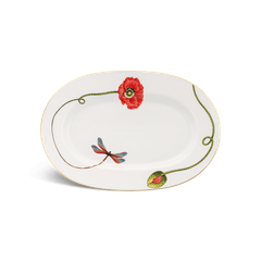 Dĩa Oval 32 cm - Camellia - Kết Duyên