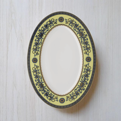 Dĩa oval 37 cm - Hoàng Cung - Hoàng Liên