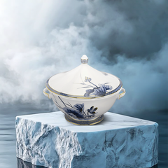 Thố 22 cm + nắp - Hoàng Cung - Sen Vàng