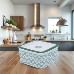 Hộp dưỡng sinh vuông đựng thực phẩm 15 cm + Nắp