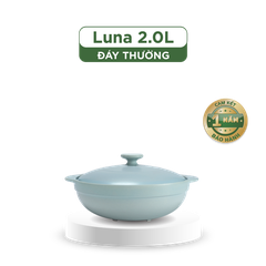 Nồi dưỡng sinh Luna (Nồi cạn) 2.0 L + nắp (CK) - Màu Xám 2