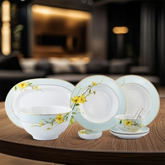 Bộ đồ ăn 23 sản phẩm (B) - Camellia - Hoa Mai