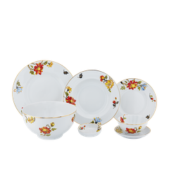 Bộ đồ ăn 6 người 25 sản phẩm - Camellia - Cát Tường