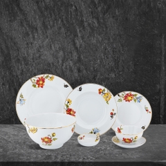 Bộ đồ ăn 6 người 25 sản phẩm - Camellia - Cát Tường