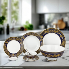 Bộ đồ ăn 30 sản phẩm - Hoàng Cung - Cẩm Tú