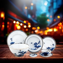 Bộ đồ ăn 30 sản phẩm - Hoàng Cung - Sen Vàng