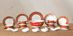 Bộ đồ ăn 30 sản phẩm - Hoàng cung - Quốc sắc