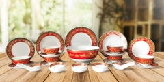 Bộ đồ ăn 30 sản phẩm - Hoàng cung - Quốc sắc