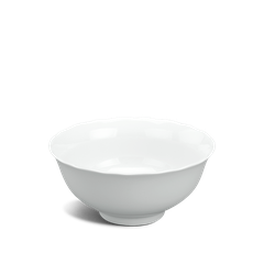 Chén cơm 11.5 cm - Mẫu Đơn - Trắng