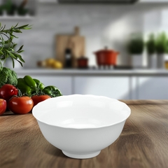 Chén cơm 11.5 cm - Mẫu Đơn - Trắng