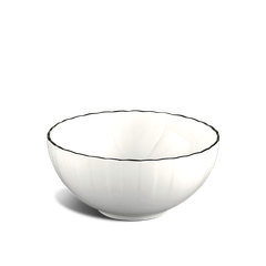 Chén cơm 12 cm - Ngọc Biển - Chỉ Bạch Kim