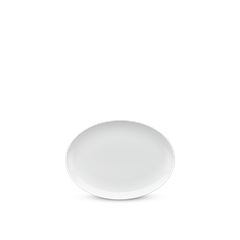 Dĩa elip 21cm - Camellia - Trắng