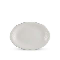 Dĩa oval 28cm - Đài Các IFP - Chỉ Bạch Kim