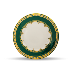 Dĩa tròn 22cm - Hoàng Cung - Sen Ngọc Bích