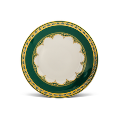 Dĩa tròn 22cm - Hoàng Cung - Sen Ngọc Bích