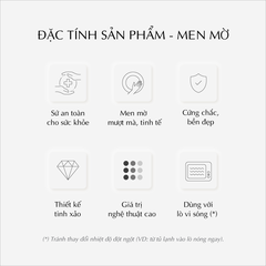 Bộ đồ ăn - Timeless - Rực rỡ Việt Nam (10 sản phẩm và 20 sản phẩm)