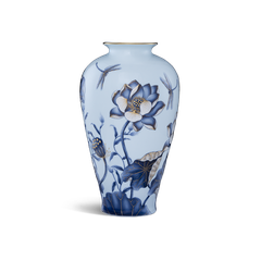 Bình hoa 40 cm - Sen Nền Xanh