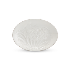 Dĩa oval 32 cm - Sen IFP - Chỉ Bạch Kim
