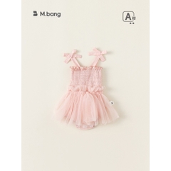 Body sơ sinh công chúa hai dây xinh xắn M.bang cho bé gái