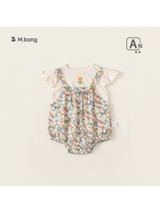 Váy bé gái Mbang 2 chi tiết vải nhẹ thoáng mát, Yếm bé gái Mbang 2 chi tiết vải nhẹ mát