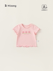 Quần áo bé gái Mbang cộc tay cho bé chất liệu thoáng mát siêu cute cho bé, Quần áo bé gái Mbang xinh xắn