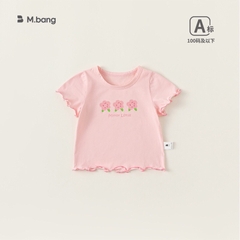 Quần áo bé gái Mbang cộc tay cho bé chất liệu thoáng mát siêu cute cho bé, Quần áo bé gái Mbang xinh xắn