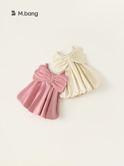 Váy bé gái Mbang cánh tiên dáng bí ngô siêu cute, Váy bé gái mùa hè Mbang chất nhẹ mát