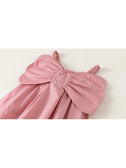 Váy bé gái Mbang cánh tiên dáng bí ngô siêu cute, Váy bé gái mùa hè Mbang chất nhẹ mát