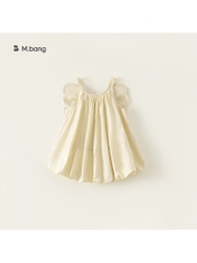 Váy bé gái Mbang cánh tiên dáng bí ngô siêu cute, Váy bé gái mùa hè Mbang chất nhẹ mát