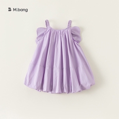 Váy bé gái Mbang cánh tiên dáng bí ngô siêu cute, Váy bé gái mùa hè Mbang chất nhẹ mát