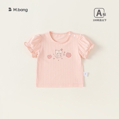 Quần áo bé gái Mbang cộc tay cho bé chất liệu thoáng mát siêu cute cho bé, Quần áo bé gái Mbang xinh xắn
