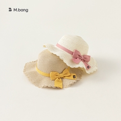 Set túi mũ cho bé gái Mbang màu vàng hồng xinh xắn