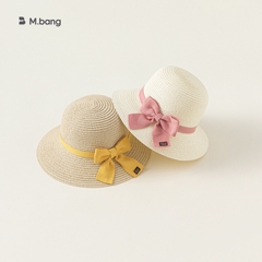 Set túi mũ cho bé gái Mbang màu vàng hồng xinh xắn