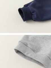 Set áo dài tay phối chân váy xếp ly chất cotton mềm mịn, phong cách Hàn Quốc M.bang cho bé gái
