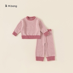Set quần áo bé gái Mbang siêu dày ấm, Set quần áo cho bé gái Mbang chất bông siêu ấm