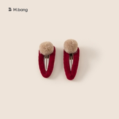 (Hàng tặng không bán) Bím tóc màu đỏ cho bé gái M.bang
