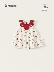 Váy Dáng Bí Cổ Hoa M.bang Chất Cotton Siêu Thoáng Mát Xinh Xắn cho bé gái
