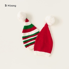 Mũ len noel tết chất siêu mềm M.bang cho bé gái