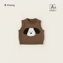 Áo  gile len hình ngộ nghĩnh M.bang cho bé