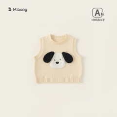Áo  gile len hình ngộ nghĩnh M.bang cho bé