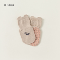 Tất chống trượt chất dày dặn siêu mịn M.bang cho bé gái
