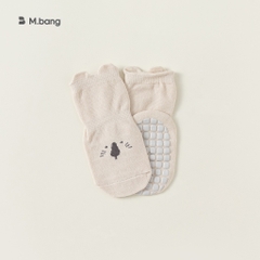 Tất chống trượt chất dày dặn siêu mịn M.bang cho bé gái