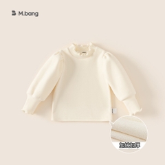 Áo nỉ lót bông cho bé gái chất siêu mềm mịn M.bang cho bé gái