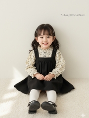Set váy bé gái 2 chi tiết Mbang chất siêu nhẹ thoáng. Set váy bé gái Mbang điệu đà
