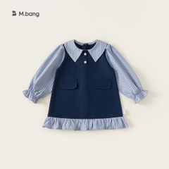Set quần áo và váy thu đông chất mềm mịn M.bang cho bé gái