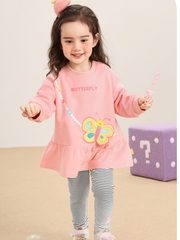 Váy lửng nỉ thiết kế xinh xắn CUTEPANDA'S cho bé gái