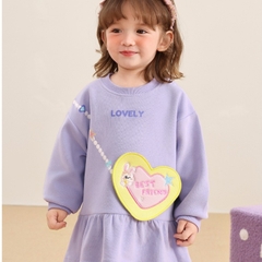 Váy lửng nỉ thiết kế xinh xắn CUTEPANDA'S cho bé gái
