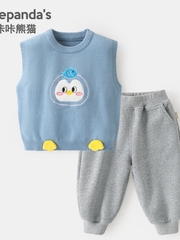 Áo Gile Len CUTEPANDA'S Cho Bé Trai Bé Gái Thiết Kế Xinh Xắn Ngộ Nghĩnh