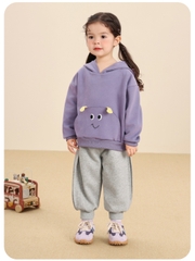 Quần Nỉ Dáng Phồng Bo Gấu CUTEPADA'S Cho Bé Gái Bé Trai Mùa Đông