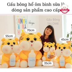 Gấu Bông Hổ Ôm Bình Sữa